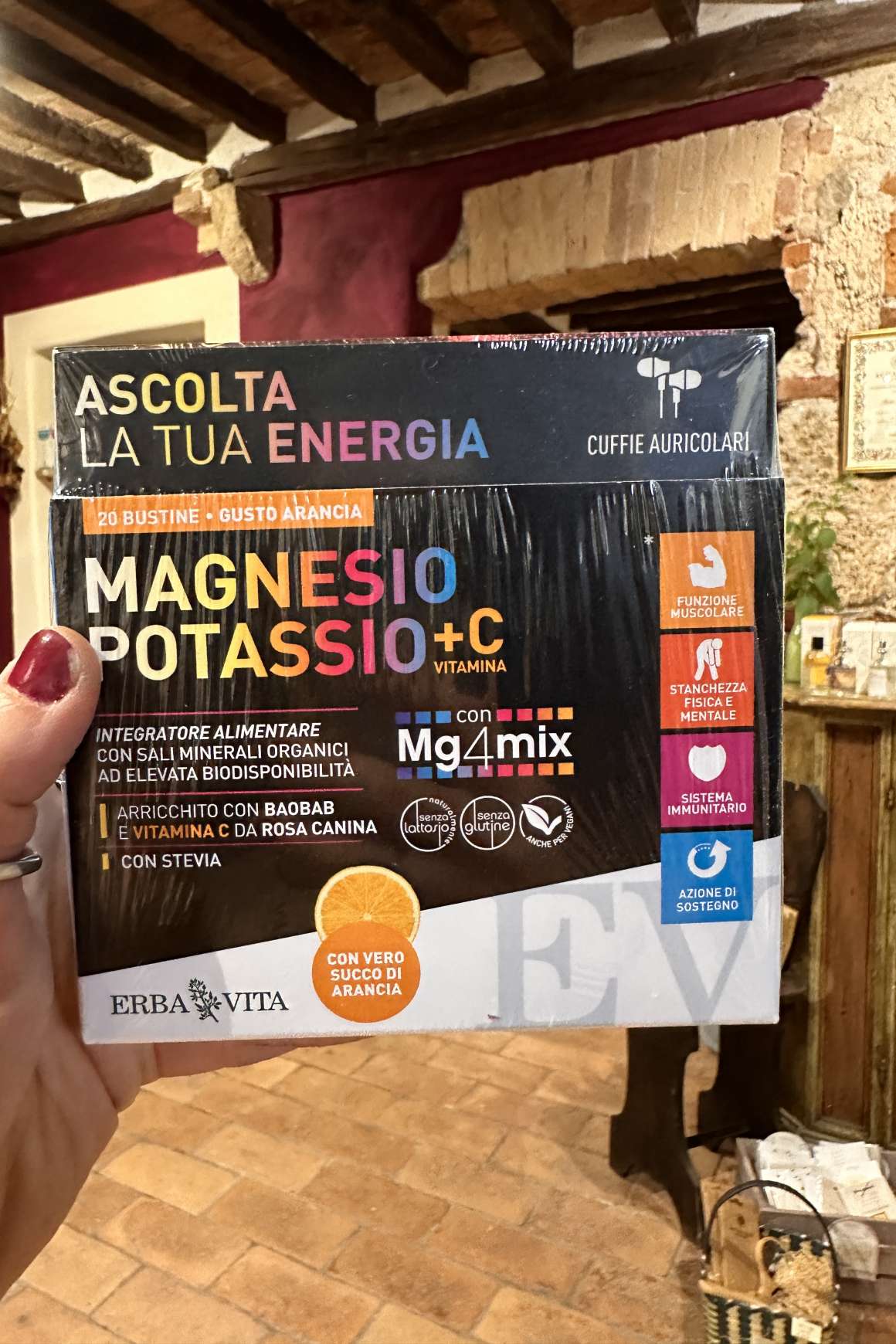 Magnesio e Potassio 20 bustine ERBA VITA | Acquista Online Erba Mistica