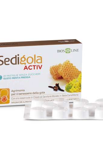 Sedigola Activ Pastiglie BIOSLINE | Acquista Online Erba Mistica