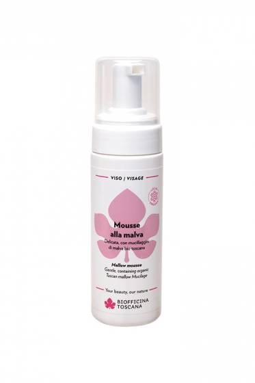 Mousse detergente alla malva BIOFFICINA TOSCANA | Acquista Online Erba Mistica