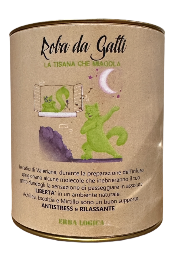 Roba da Gatti_ La tisana che Miagola ERBA LOGICA | Acquista Online Erba Mistica