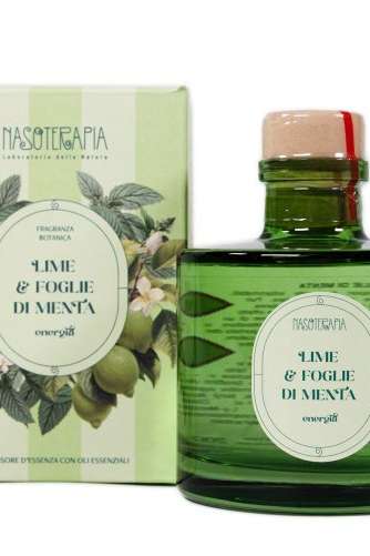 Diffusore d'essenza Lime e Foglie di Menta 500 ml NASOTERAPIA | Acquista Online Erba Mistica