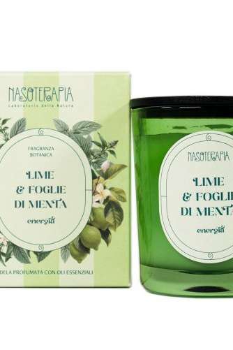 Candela Profumata Lime e Menta NASOTERAPIA | Acquista Online Erba Mistica