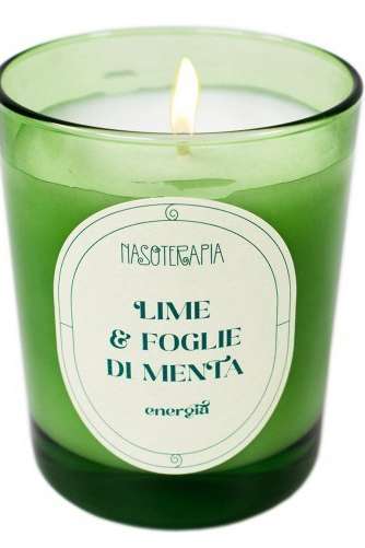 Candela Profumata Lime e Menta NASOTERAPIA | Acquista Online Erba Mistica