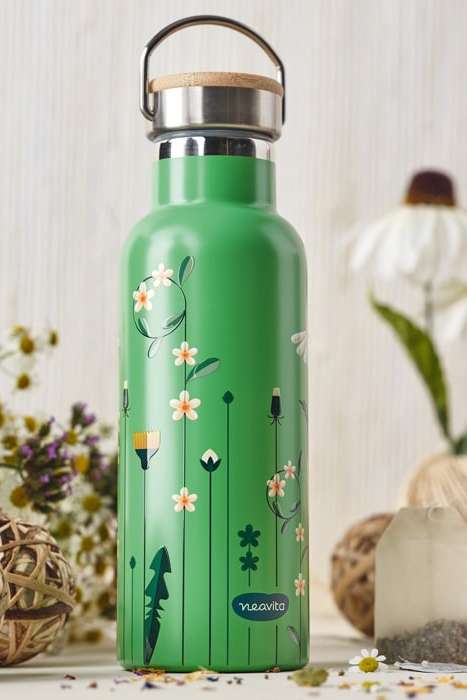 Wellness Outdoor Bottiglia thermos e scatolina con 4 filtri NEAVITA | Acquista Online Erba Mistica