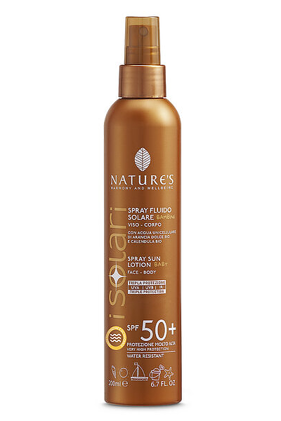 Solare Spray Spf 50+ Bimbi NATURE'S | Acquista Online Erba Mistica