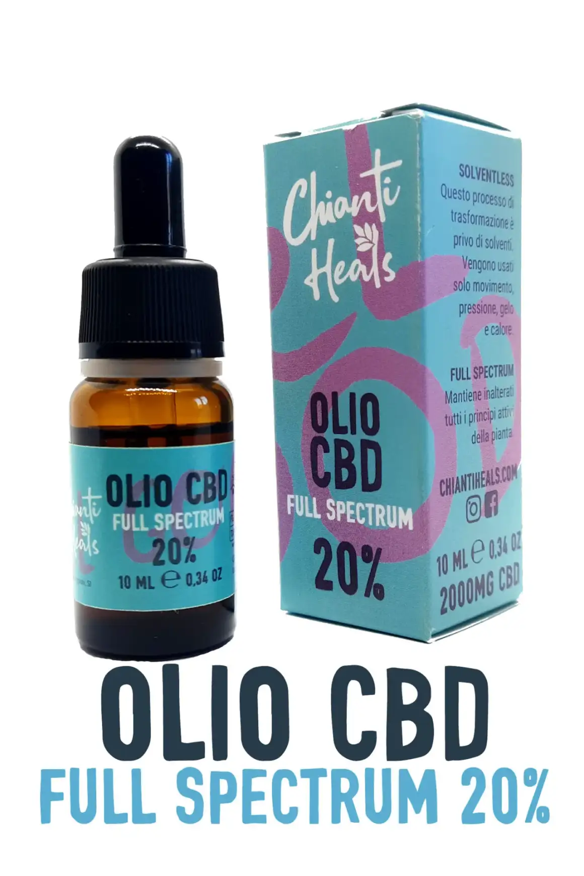 OLIO CBD Full Spectrum 20% CHIANTI HEALS | Acquista Online Erba Mistica