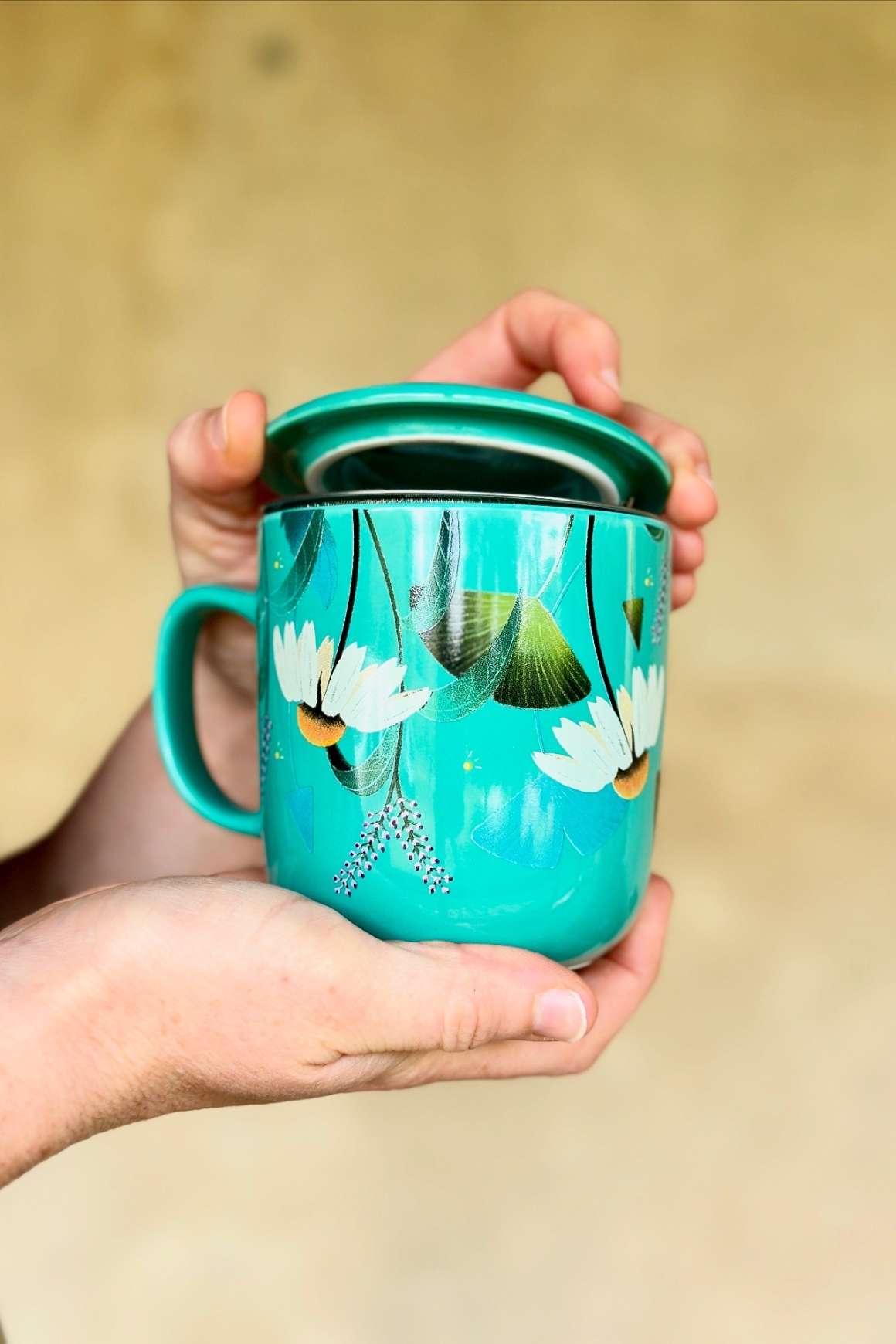 Infusiera " Sorsi di Luna" Celeste NEAVITA | Acquista Online Erba Mistica