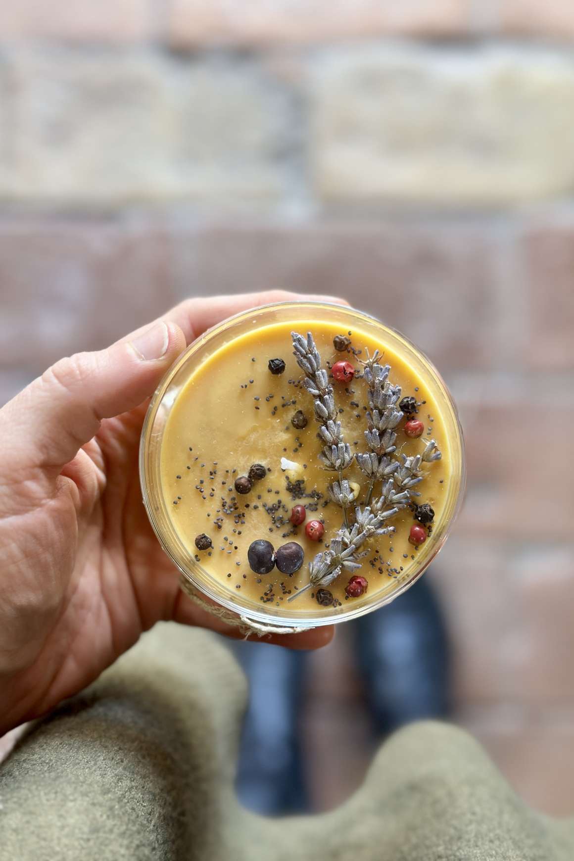 Candela  Bicc basso ARANCIO ERBA MISTICA | Acquista Online Erba Mistica