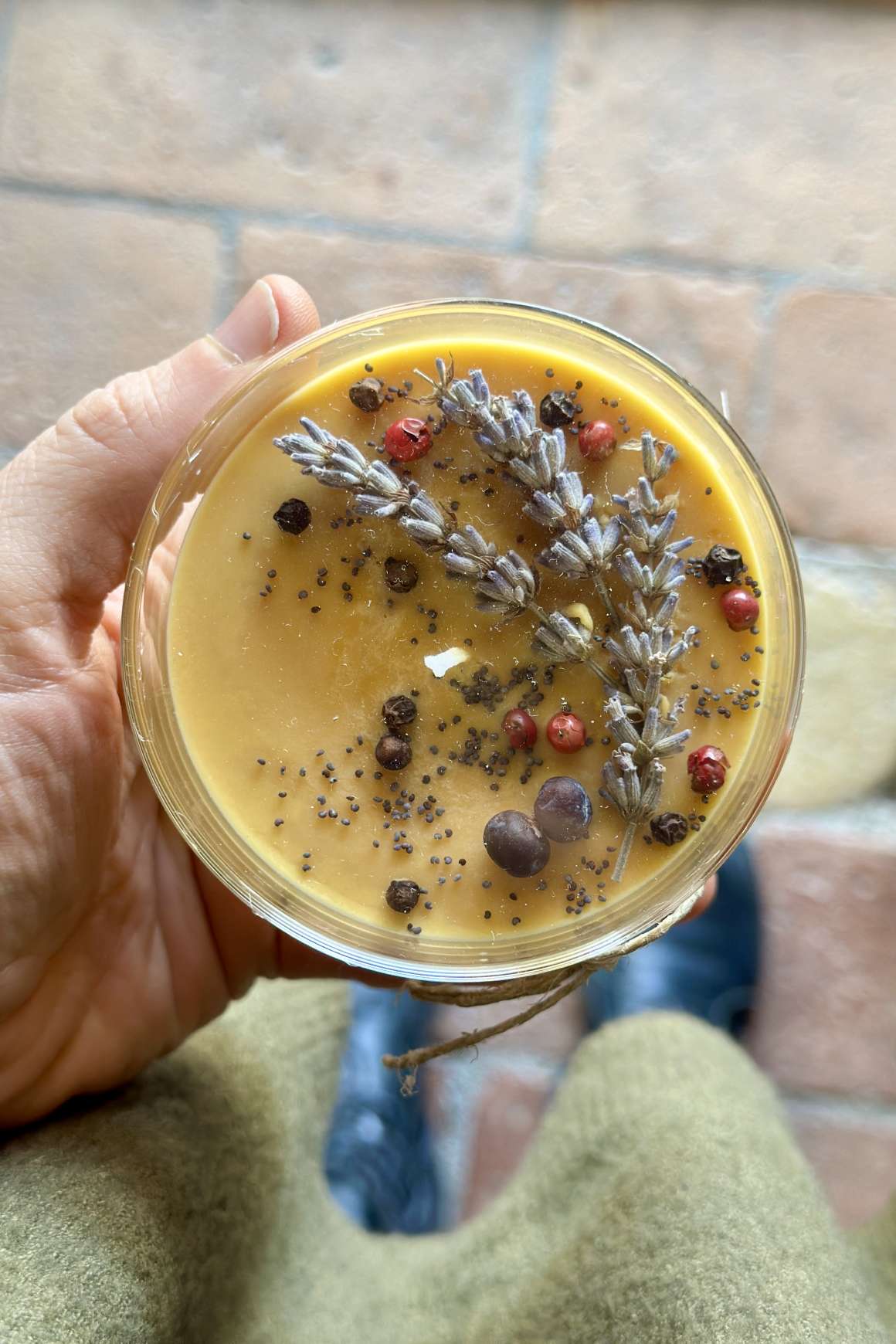 Candela  Bicc basso ARANCIO ERBA MISTICA | Acquista Online Erba Mistica