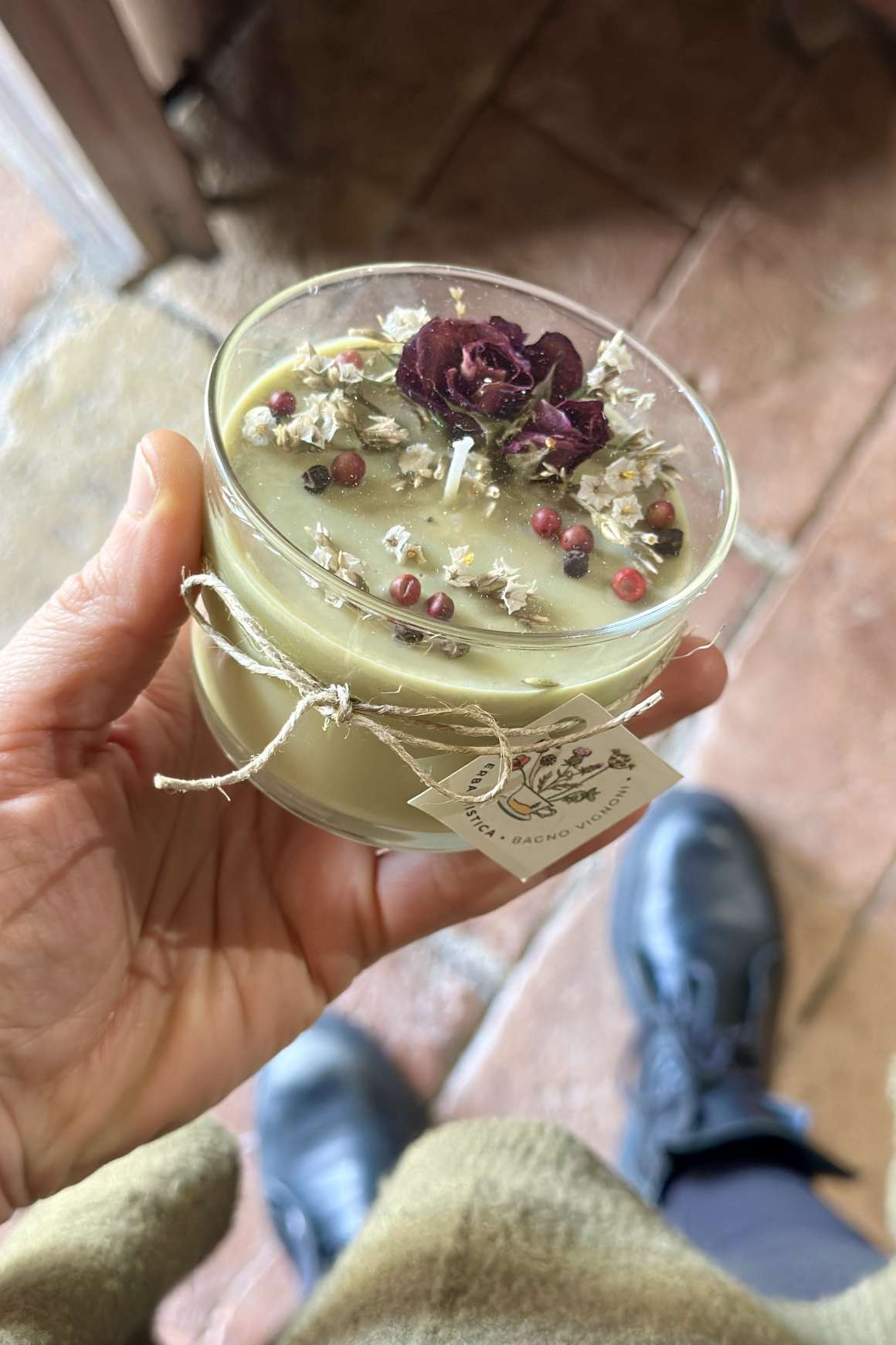 Candela Bicc basso VERDE ERBA MISTICA | Acquista Online Erba Mistica