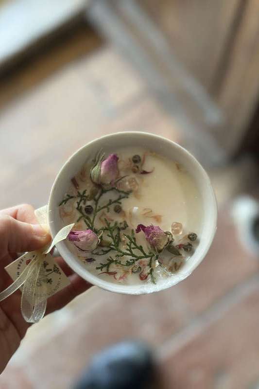 candela tazza ceramica BIANCA ERBA MISTICA | Acquista Online Erba Mistica