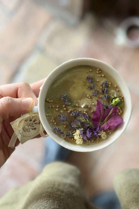 Candela tazza ceramica VERDE ERBA MISTICA | Acquista Online Erba Mistica