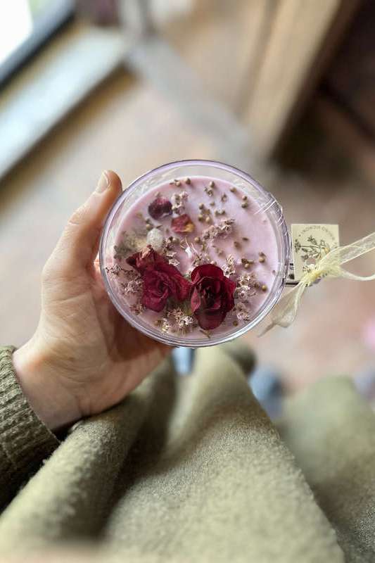 Candela tazza vetro LILLA ERBA MISTICA | Acquista Online Erba Mistica