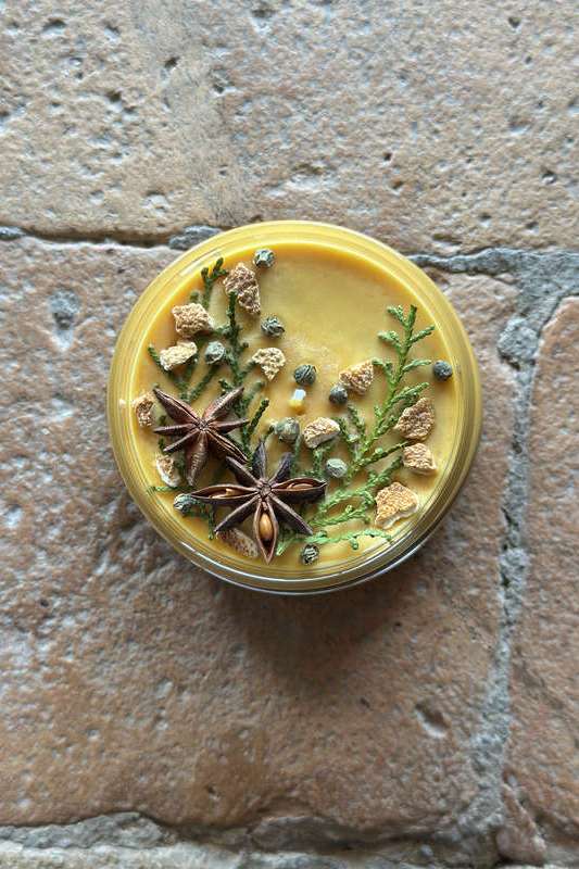 Candela Cupola piccola ARANCIO ERBA MISTICA | Acquista Online Erba Mistica