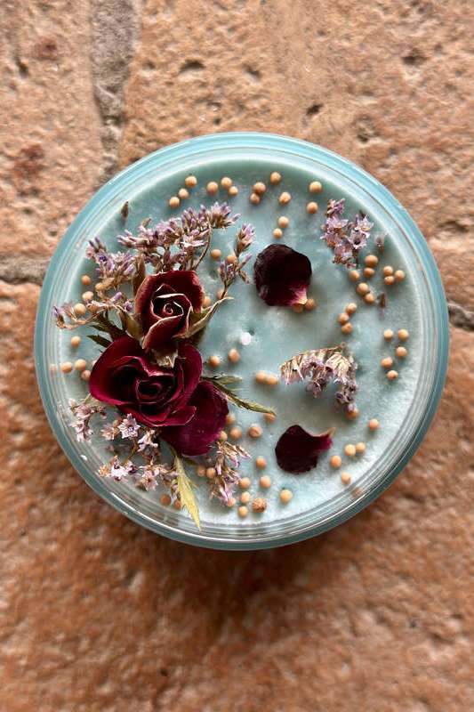 Candela Cupola Piccola AZZURRA ERBA MISTICA | Acquista Online Erba Mistica