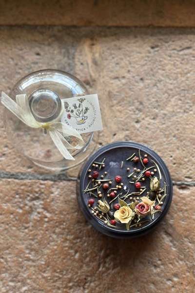 Candela Cupola piccola NERA ERBA MISTICA | Acquista Online Erba Mistica