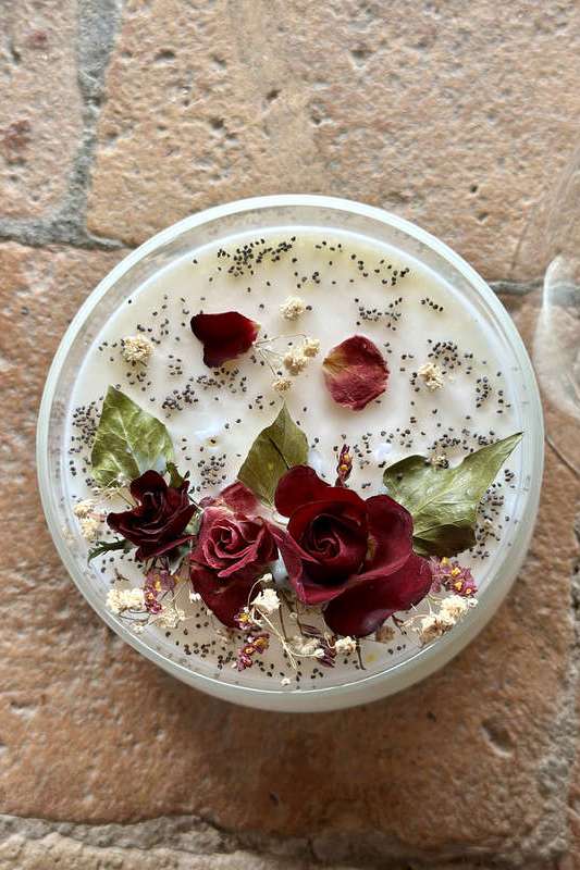 Candela Cupola grande BIANCA ERBA MISTICA | Acquista Online Erba Mistica