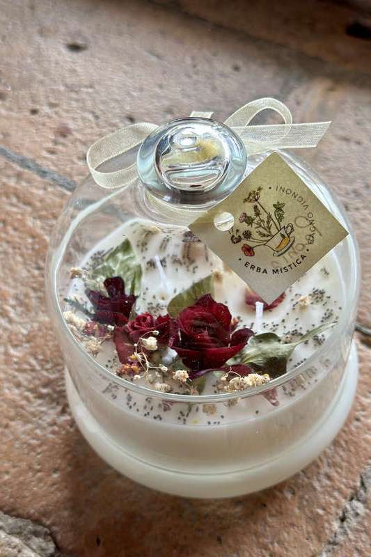 Candela Cupola grande BIANCA ERBA MISTICA | Acquista Online Erba Mistica