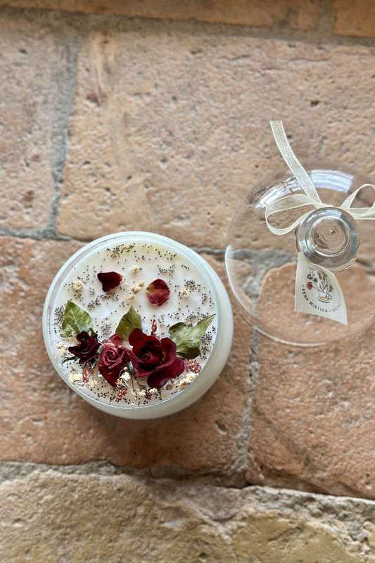 Candela Cupola grande BIANCA ERBA MISTICA | Acquista Online Erba Mistica