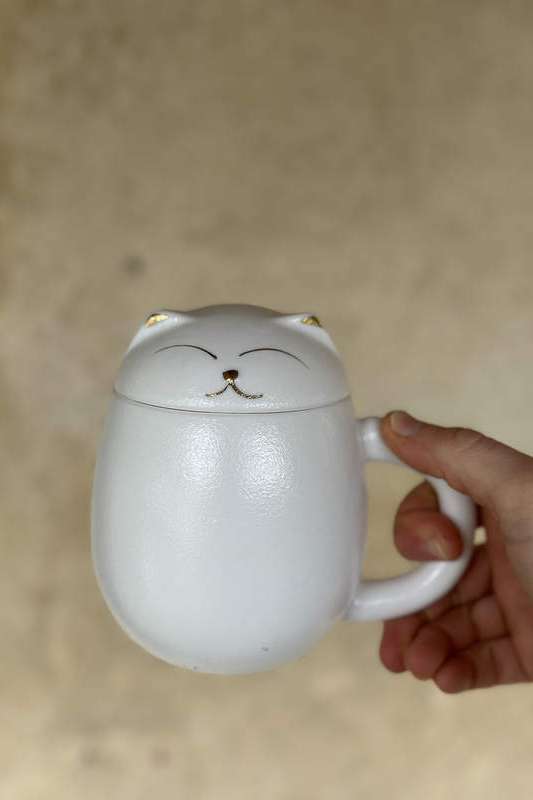 Meow Infusiera Bianca HIMALAYA | Acquista Online Erba Mistica