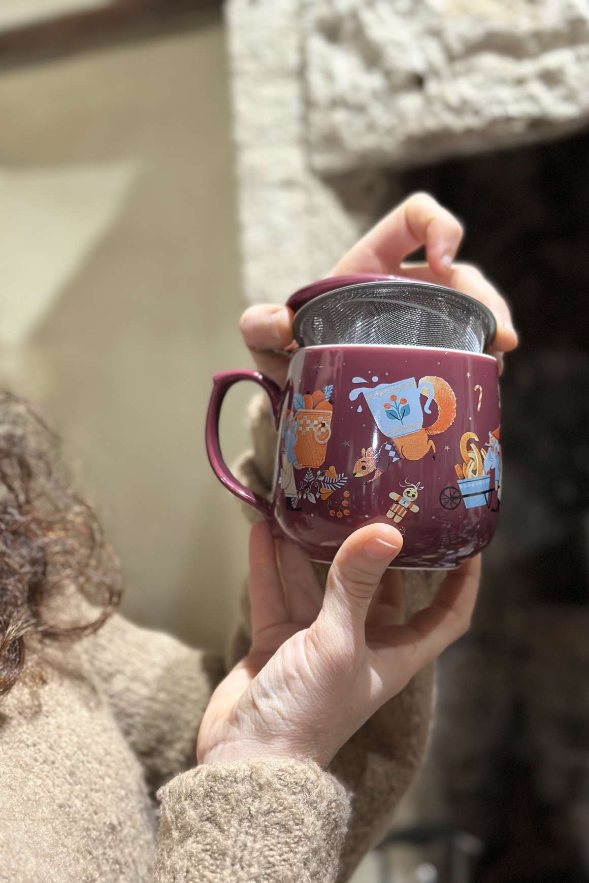 Infusiera Christmas rossa NEAVITA | Acquista Online Erba Mistica