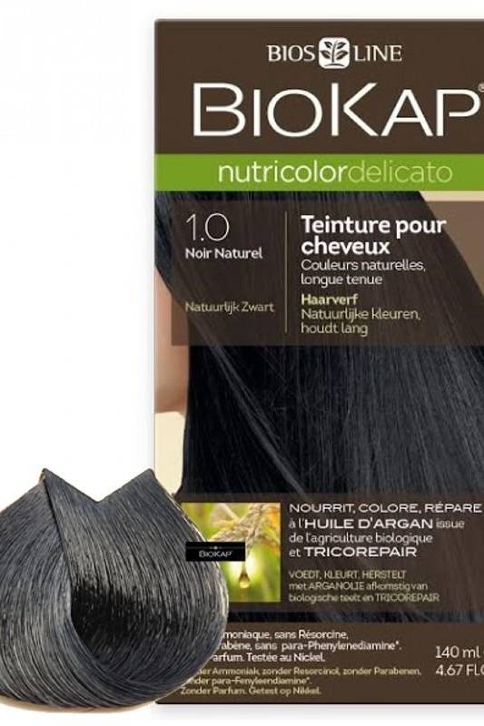 Biokap Nutricolor Delicato 1.0 Nero Naturale BIOSLINE | Acquista Online Erba Mistica