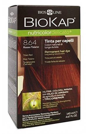 Biokap Nutricolor Delicato 8.64 Rosso Tiziano BIOSLINE | Acquista Online Erba Mistica