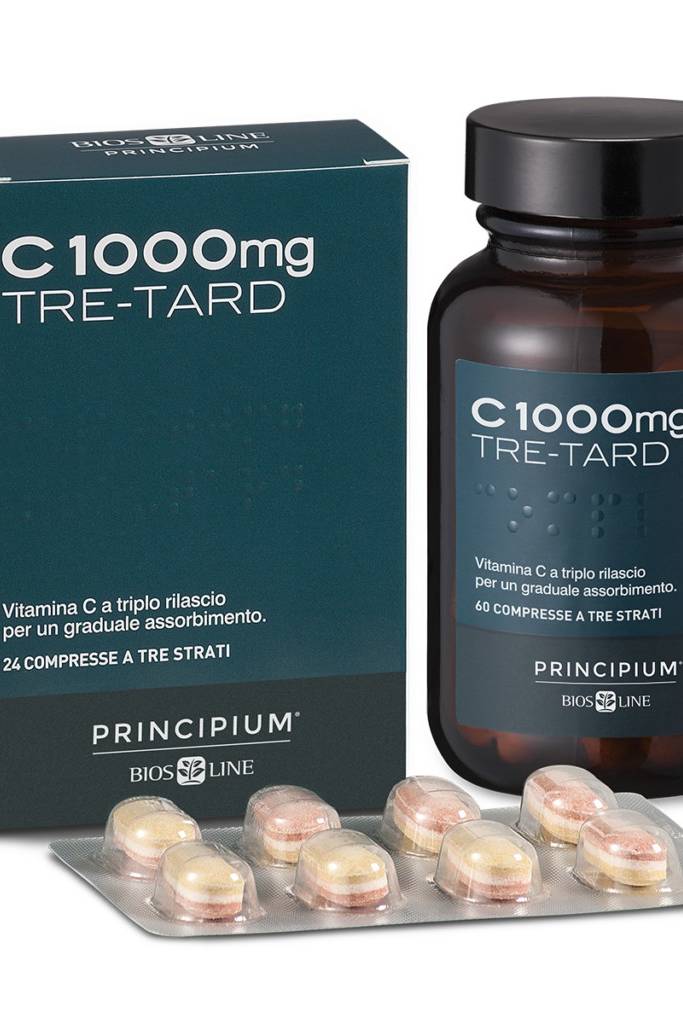 Vitamina C 1000 mg TRE- TARD 24 compresse BIOSLINE | Acquista Online Erba Mistica