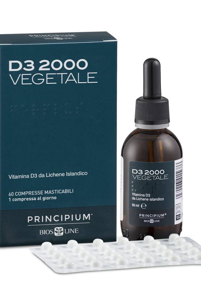 Vitamina D3 2000 masticabile 60 compresse BIOSLINE | Acquista Online Erba Mistica