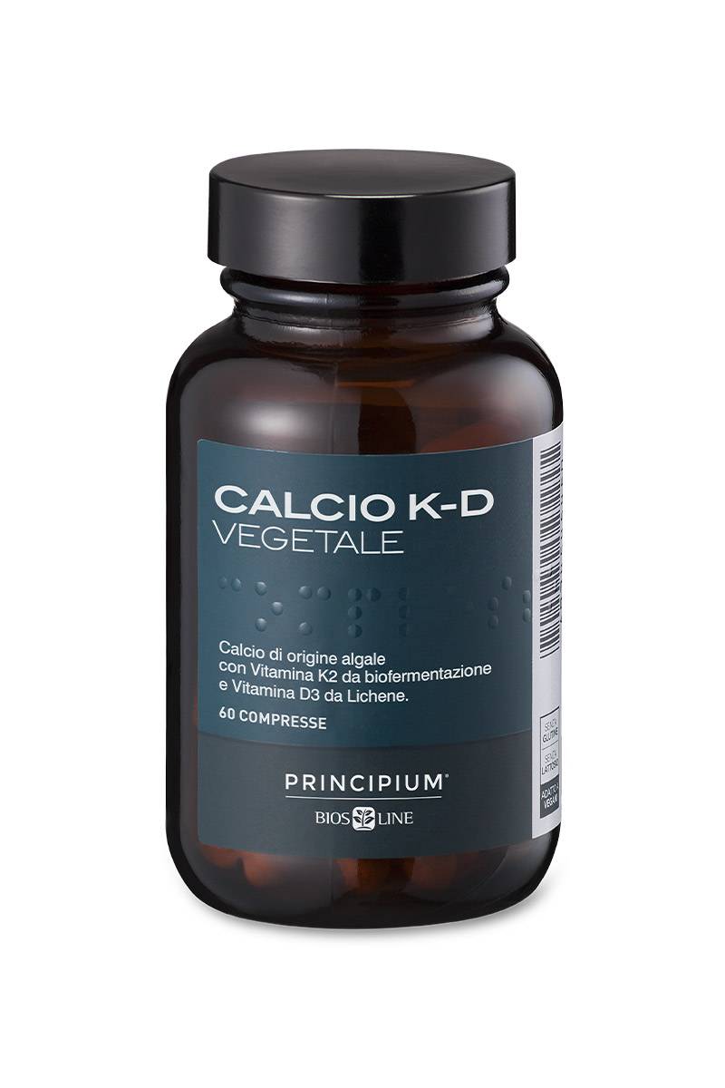 Calcio vegetale e Vitamina K-D3 60 compresse BIOSLINE | Acquista Online Erba Mistica