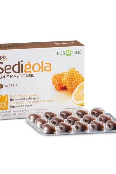 Sedigola perle masticabili 30 BIOSLINE | Acquista Online Erba Mistica