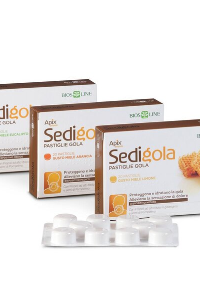 SediGola Miele limone 20 pastiglie BIOSLINE | Acquista Online Erba Mistica