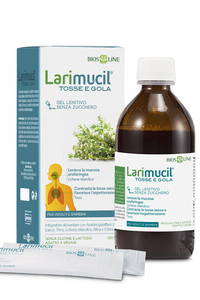 Larimucil Tosse e gola Flacone BIOSLINE | Acquista Online Erba Mistica