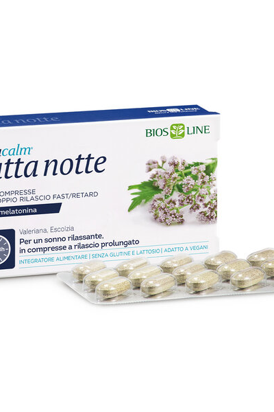 VitaCalm Tuttanotte+ melatonina 30 cpr BIOSLINE | Acquista Online Erba Mistica