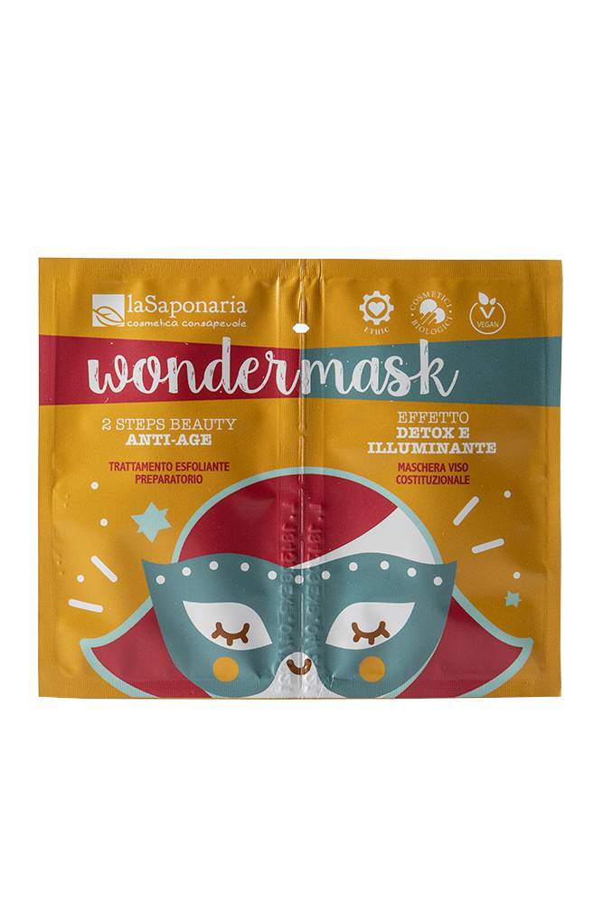 Wondermask 2 Steps Beauty Anti-Age LA SAPONARIA | Acquista Online Erba Mistica