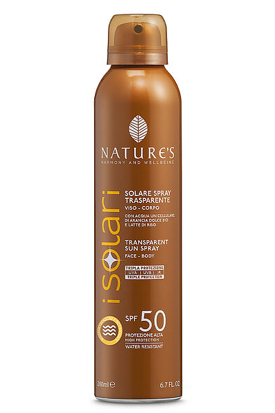 Solare Spray Trasp 50 NATURE'S | Acquista Online Erba Mistica