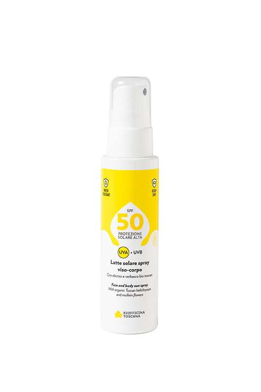 Crema Viso Solare Age control SPF 50 BIOFFICINA TOSCANA | Acquista Online Erba Mistica