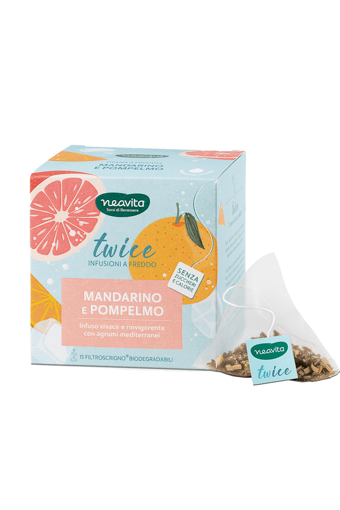 Infuso a freddo Mandarino e Pompelmo NEAVITA | Acquista Online Erba Mistica