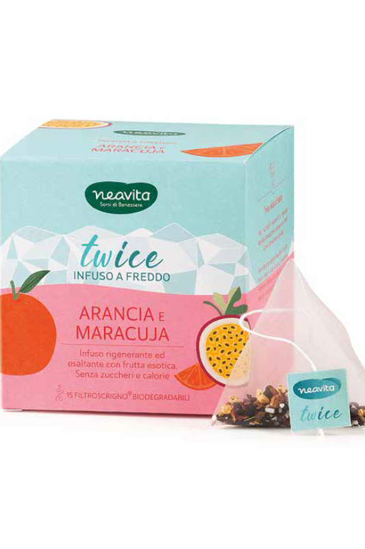 Arancia e Maracuja infuso a freddo NEAVITA | Acquista Online Erba Mistica