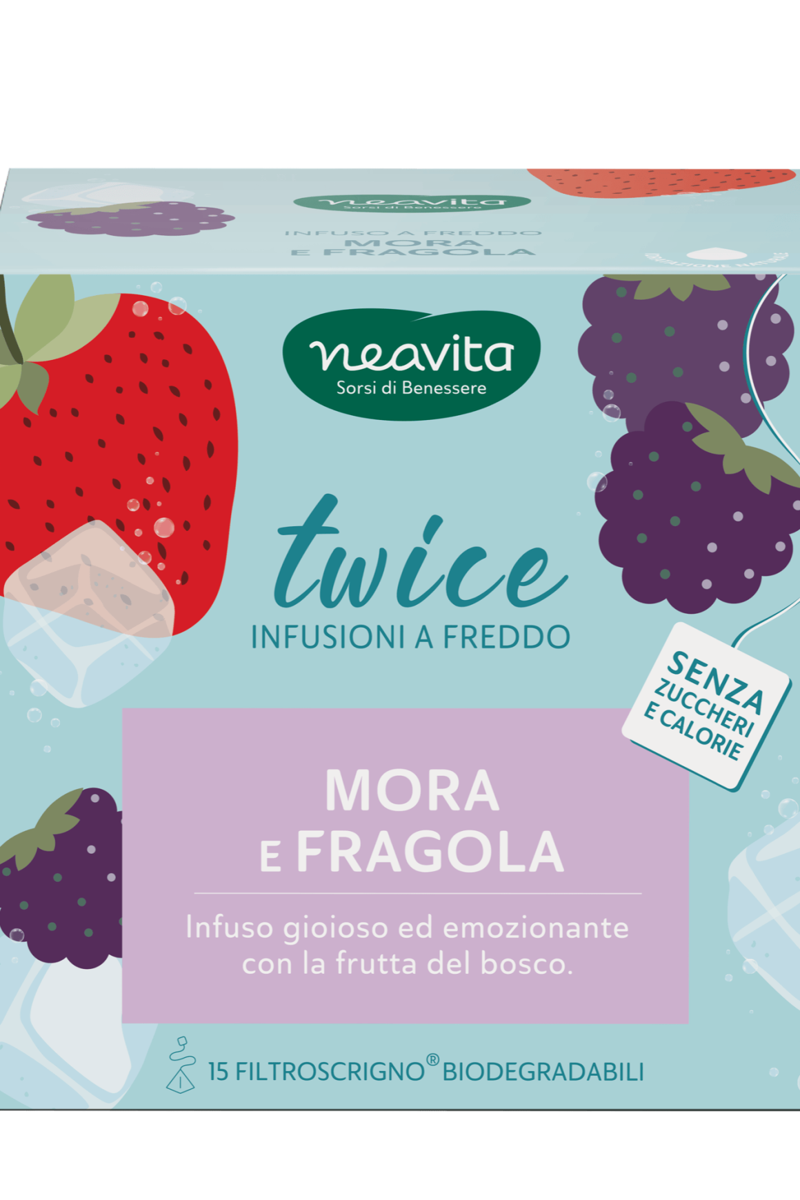 Mora & Fragola infuso a freddo NEAVITA | Acquista Online Erba Mistica