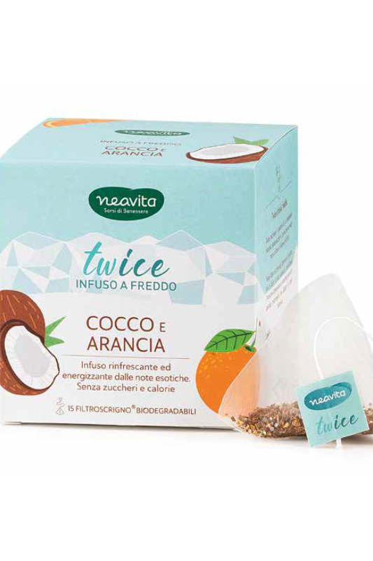 Cocco & Arancia infuso a freddo NEAVITA | Acquista Online Erba Mistica