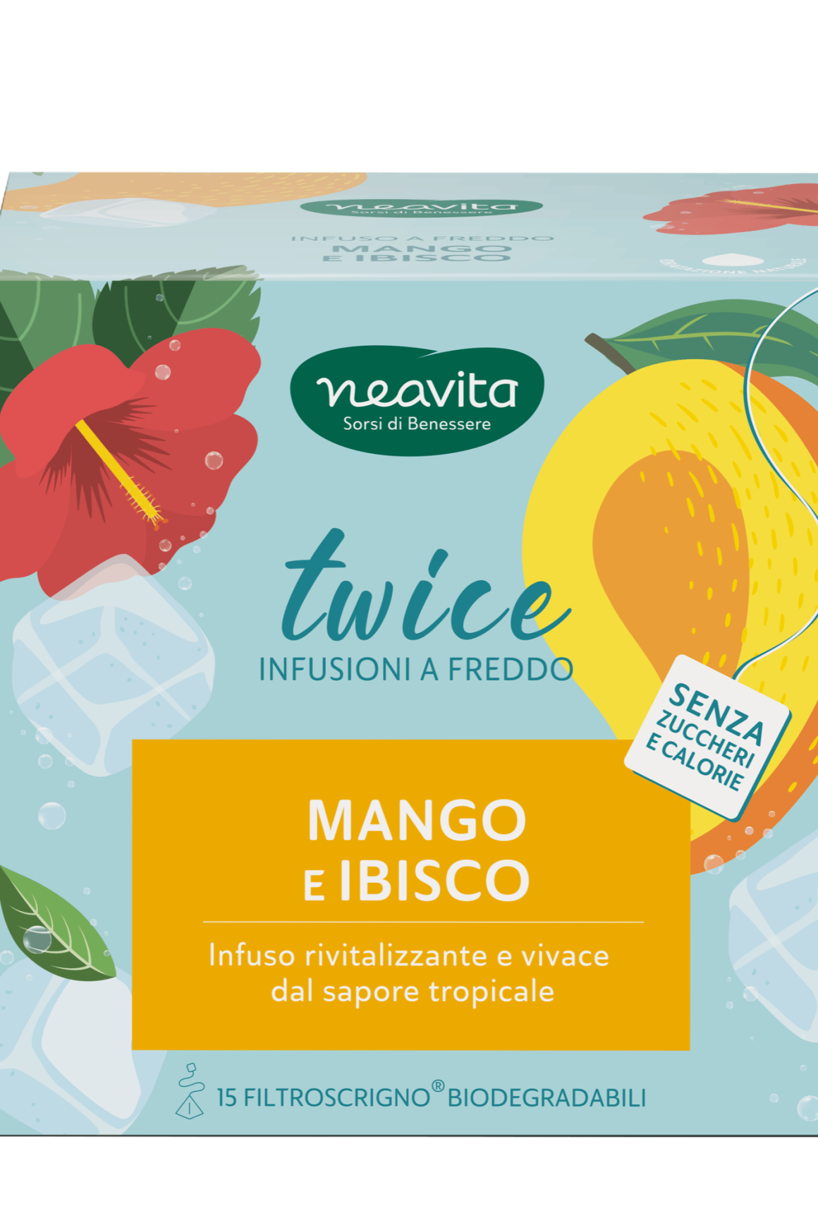 Mango & Ibisco infuso a freddo NEAVITA | Acquista Online Erba Mistica