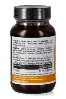 Vitamina E 30 cps NATURETICA | Acquista Online Erba Mistica