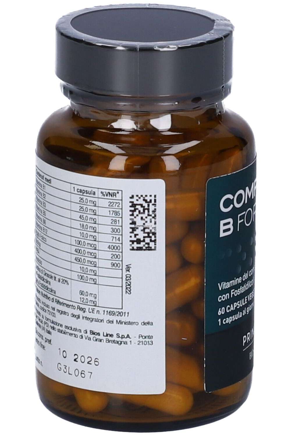 Complesso B forte 60 cps BIOSLINE | Acquista Online Erba Mistica