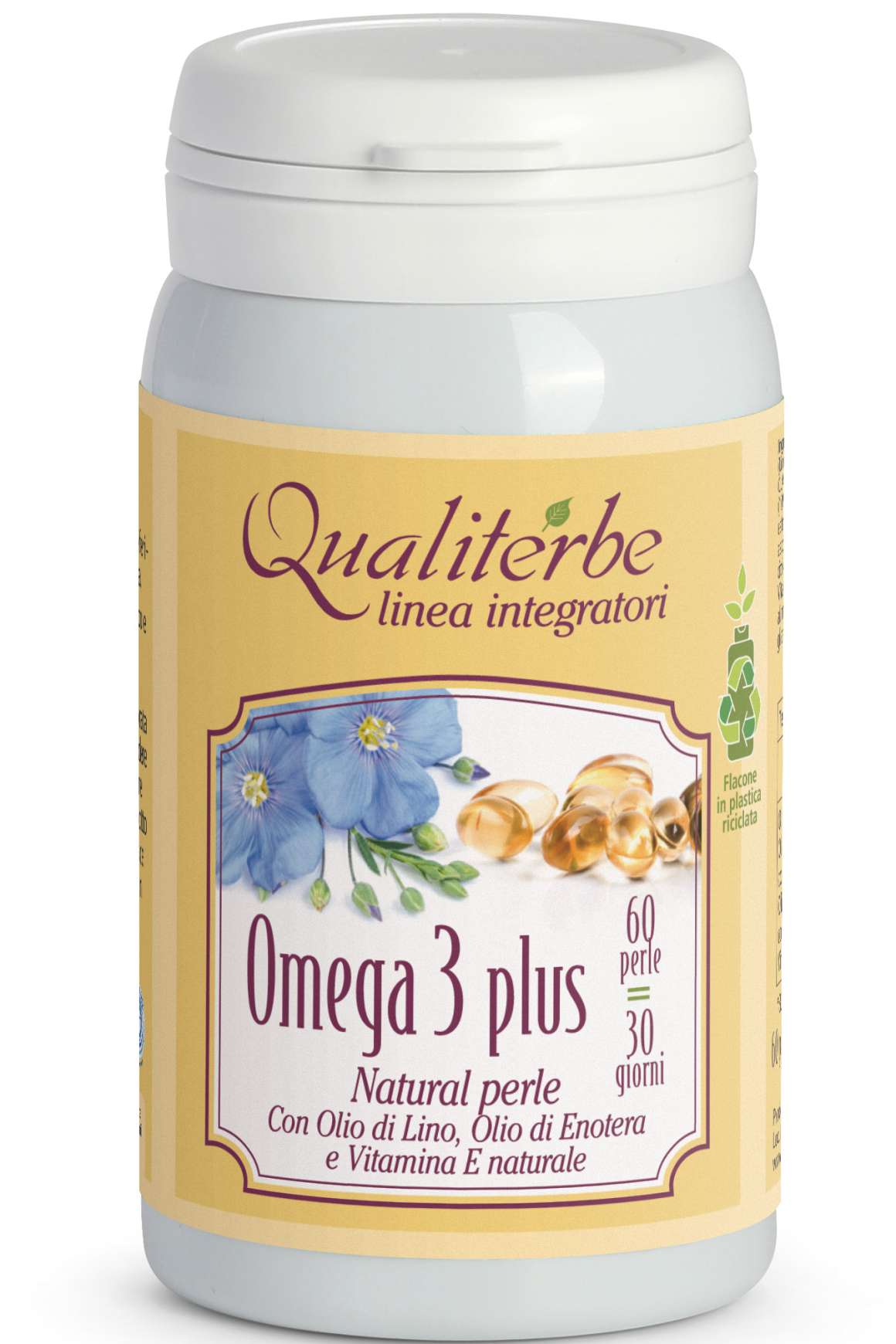 Omega 3 plus 60 perle QUALITERBE | Acquista Online Erba Mistica