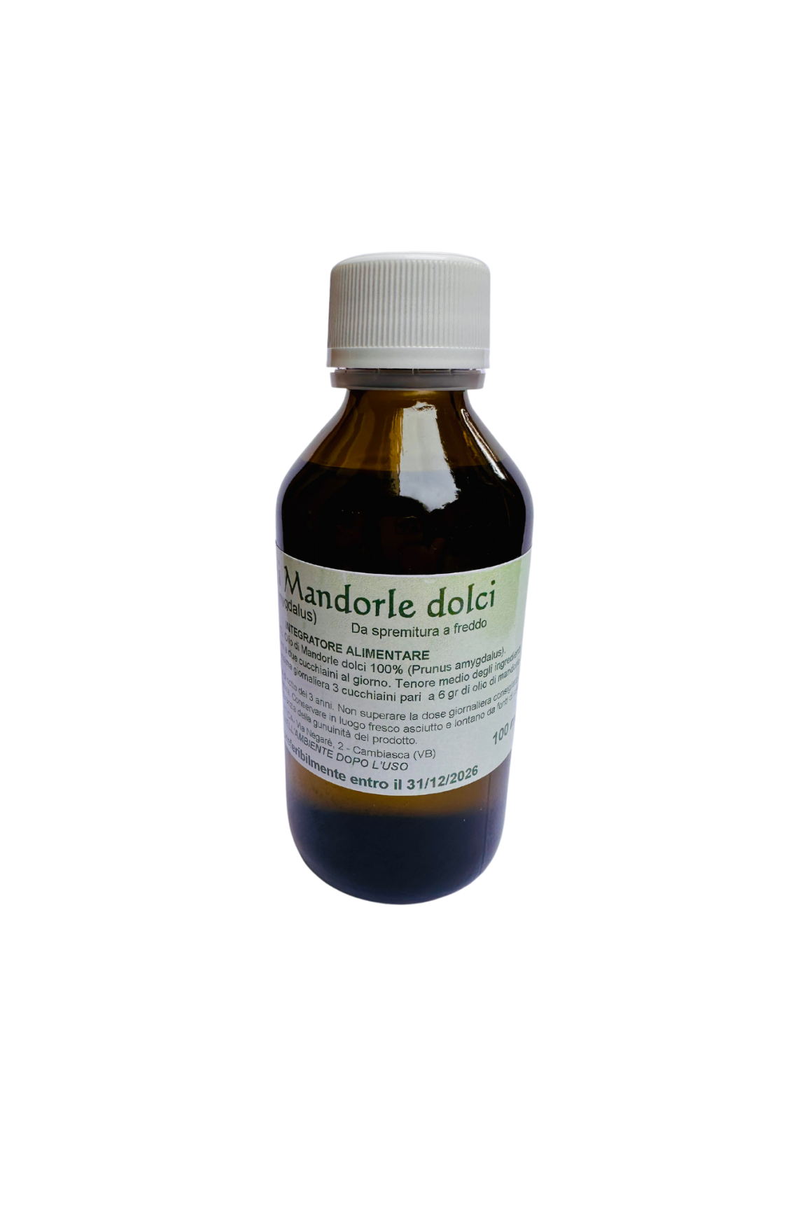 Olio Mandorle dolci 100ml Nonna Ortica | Acquista Online Erba Mistica