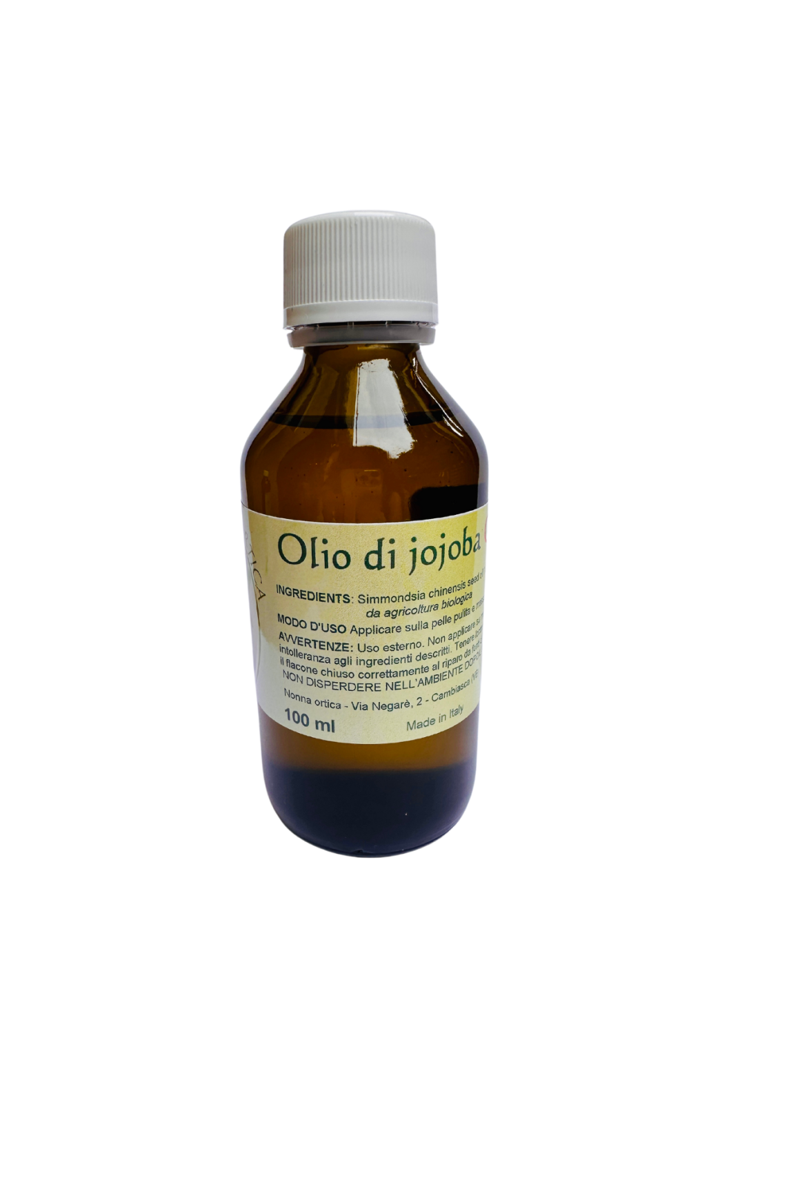 Olio di jojoba 100ml Nonna Ortica | Acquista Online Erba Mistica