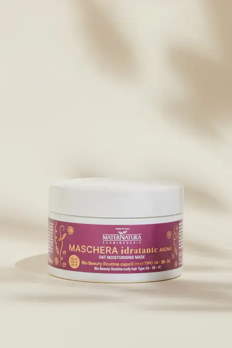 Maschera Idratante Capelli Ricci 200ml MATERNATURA | Acquista Online Erba Mistica