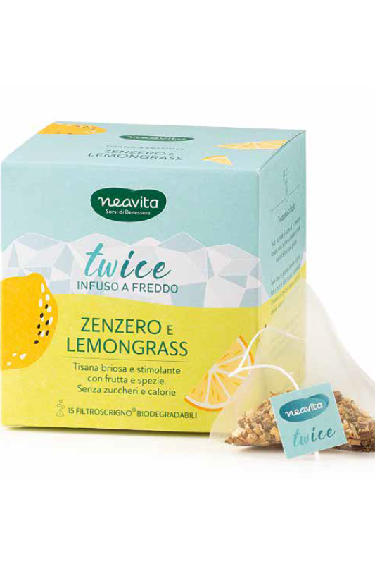 Zenzero & Lemongrass-Infuso a Freddo NEAVITA | Acquista Online Erba Mistica