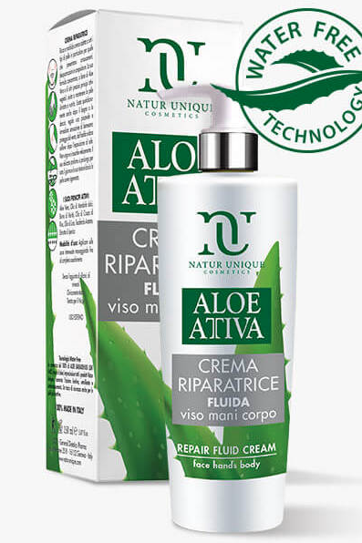 Crema fluida riparatrice Aloe 190ml NATURE UNIQUE | Acquista Online Erba Mistica